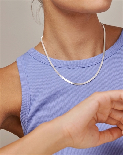 Enamel Copenhagen - Caroline Halskæde - Sølvfarvet